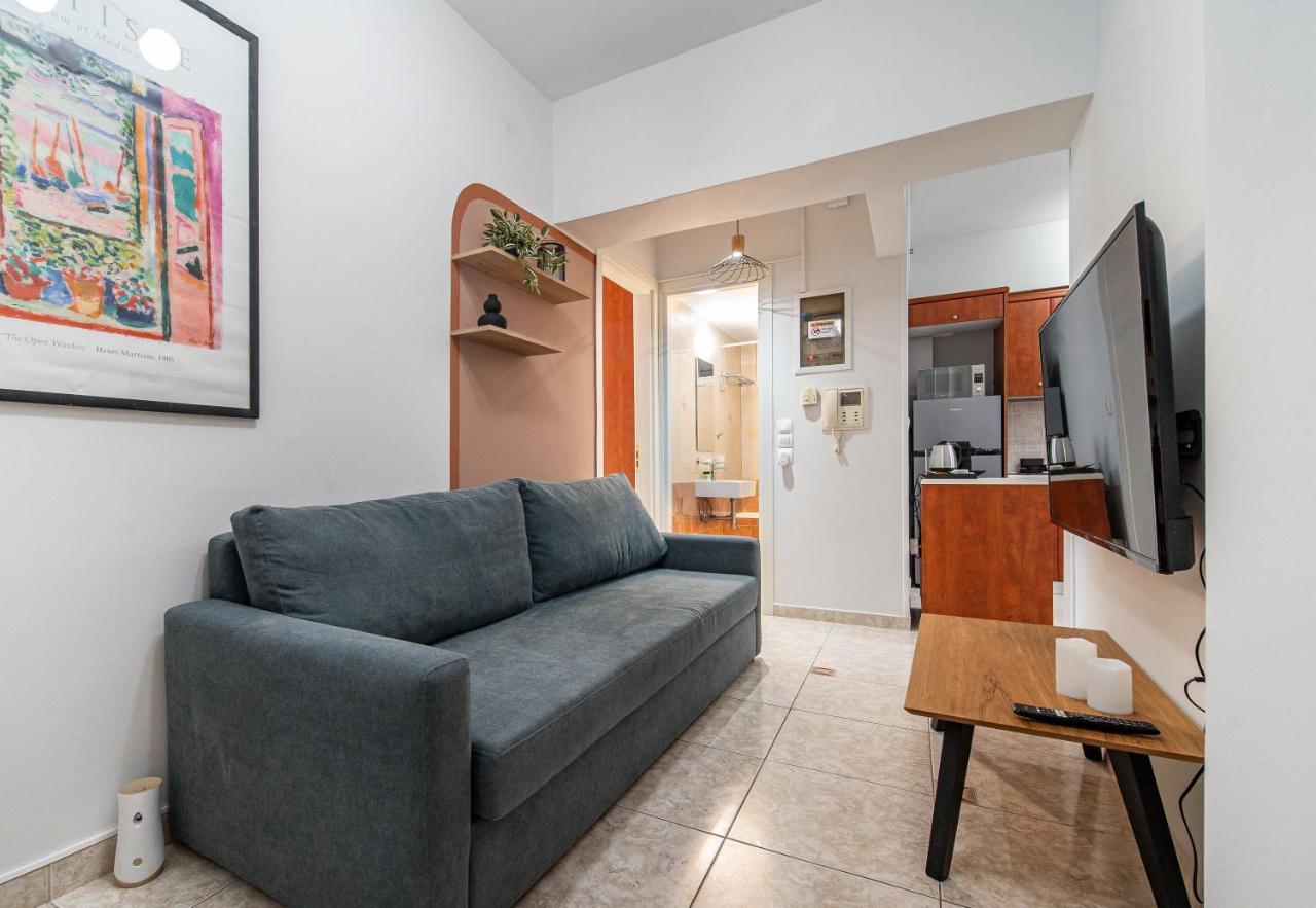 Per56 By Smart Cozy - Right Next To The Metro - Parking - Available 24hr Apartment Athens